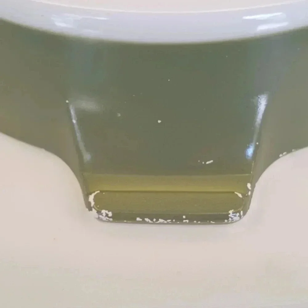 Vintage Corning Ware Dish Bowl Avocado Green P-708.5 B  8 1/2